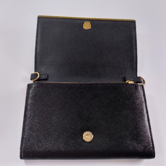 Tory Burch Robinson Saffiano Leather Wallet/Crossbody (No chain) - Picture 7 of 9